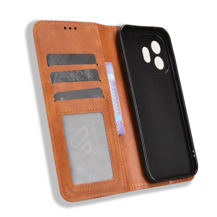 For OnePlus 15T Magnetic Buckle Retro Texture Leather Phone Case