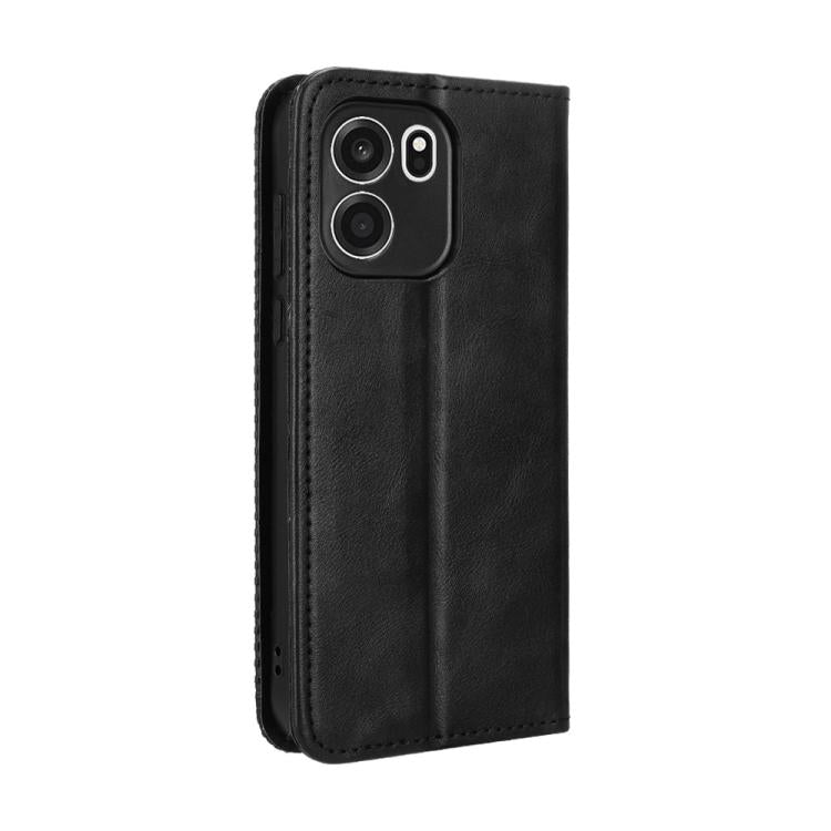 For OnePlus Turbo 6V 5G Magnetic Buckle Retro Texture Leather Phone Case