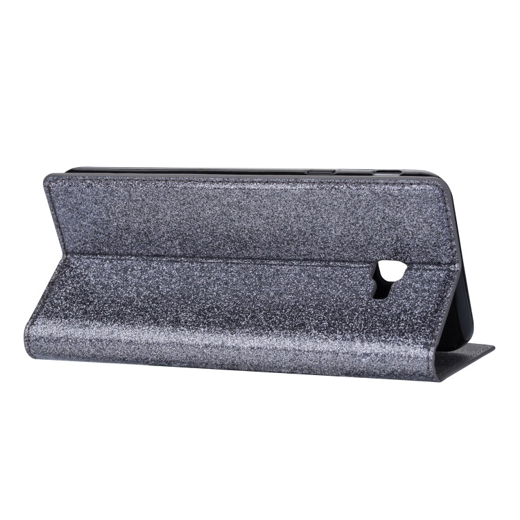 For Samsung Galaxy J4+ Ultrathin Glitter Magnetic Horizontal Flip Leather Case with Holder & Card Slots