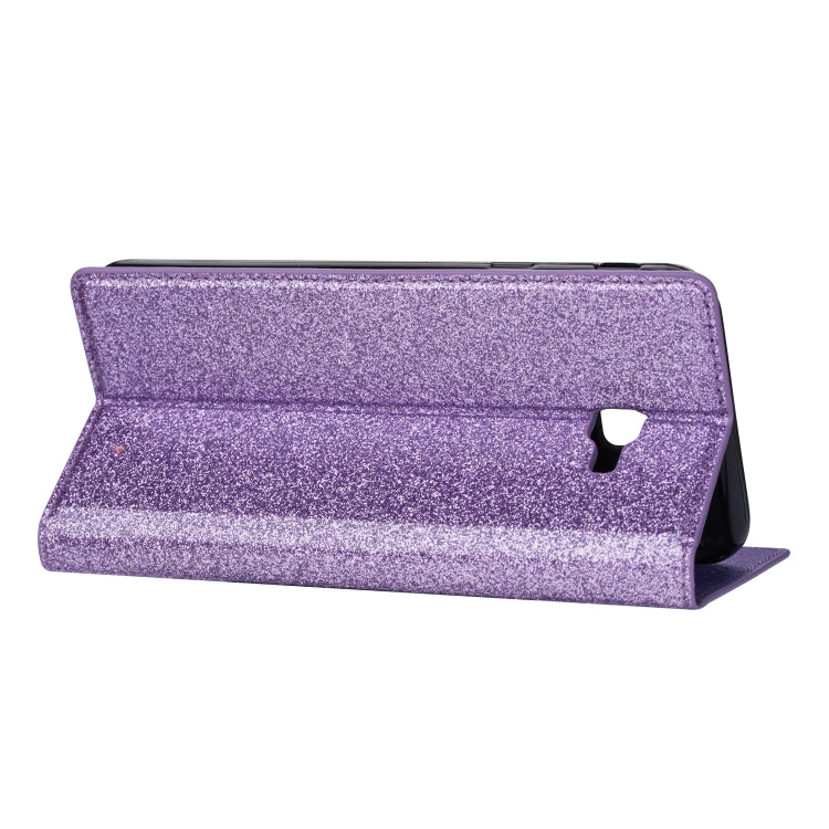 For Samsung Galaxy J4+ Ultrathin Glitter Magnetic Horizontal Flip Leather Case with Holder & Card Slots