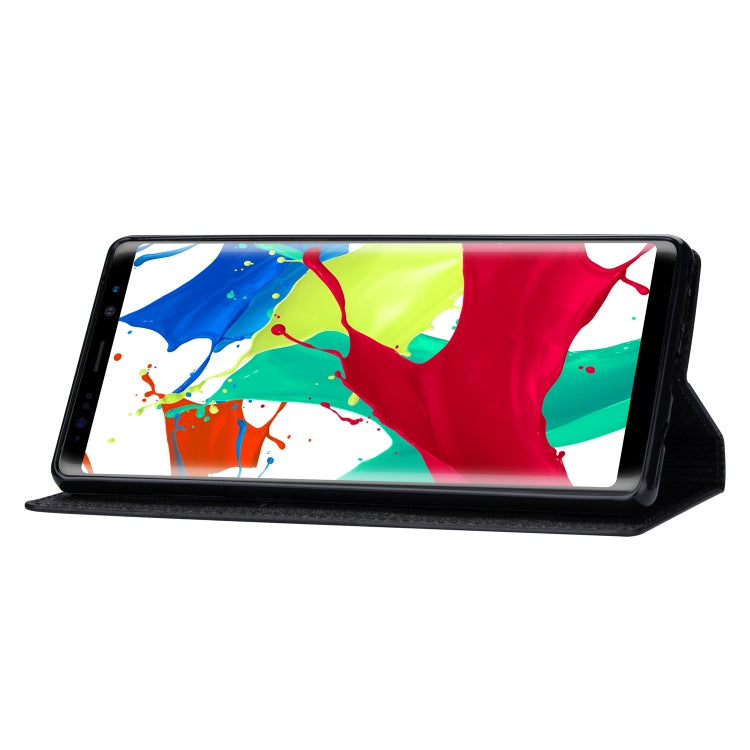 For Samsung Galaxy Note 8 Ultrathin Glitter Magnetic Horizontal Flip Leather Case with Holder & Card Slots
