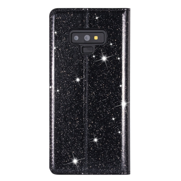 For Samsung Galaxy Note 9 Ultrathin Glitter Magnetic Horizontal Flip Leather Case with Holder & Card Slots