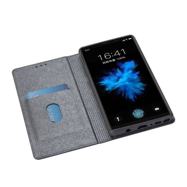 For Samsung Galaxy Note 9 Ultrathin Glitter Magnetic Horizontal Flip Leather Case with Holder & Card Slots