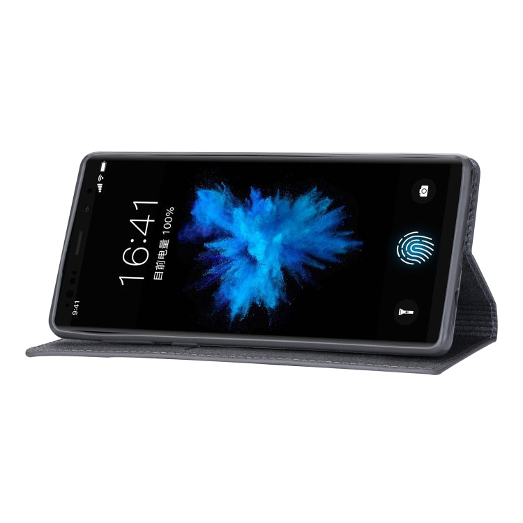 For Samsung Galaxy Note 9 Ultrathin Glitter Magnetic Horizontal Flip Leather Case with Holder & Card Slots