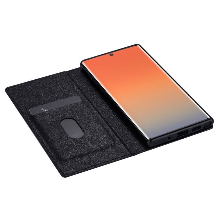 For Samsung Galaxy Note 10 Ultrathin Glitter Magnetic Horizontal Flip Leather Case with Holder & Card Slots