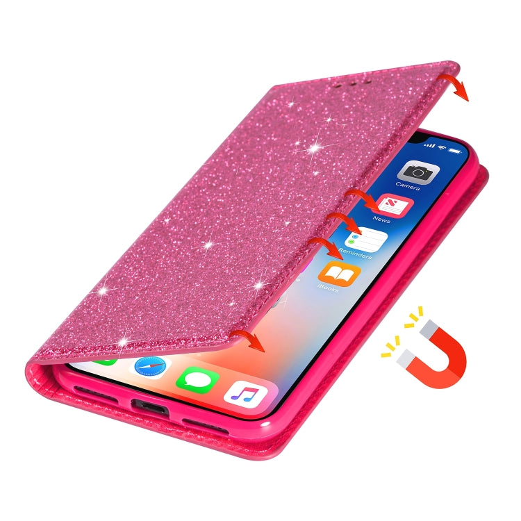 For Samsung Galaxy Note 10 Ultrathin Glitter Magnetic Horizontal Flip Leather Case with Holder & Card Slots