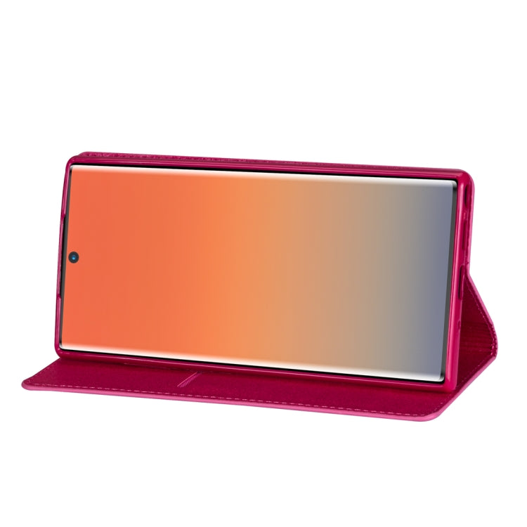 For Samsung Galaxy Note 10 Ultrathin Glitter Magnetic Horizontal Flip Leather Case with Holder & Card Slots