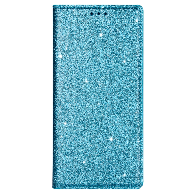 For Samsung Galaxy A91 Ultrathin Glitter Magnetic Horizontal Flip Leather Case with Holder & Card Slots