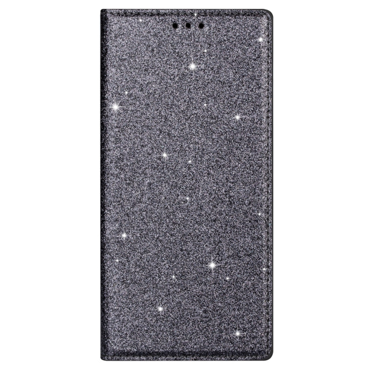 For Samsung Galaxy A91 Ultrathin Glitter Magnetic Horizontal Flip Leather Case with Holder & Card Slots