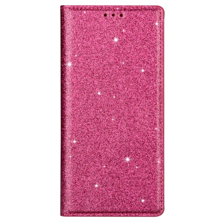 For Samsung Galaxy A71 Ultrathin Glitter Magnetic Horizontal Flip Leather Case with Holder & Card Slots