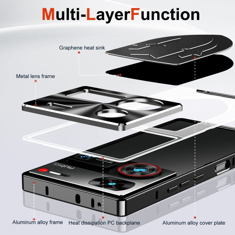 For ZTE nubia Z60 Ultra Metal Cooling Phone Case