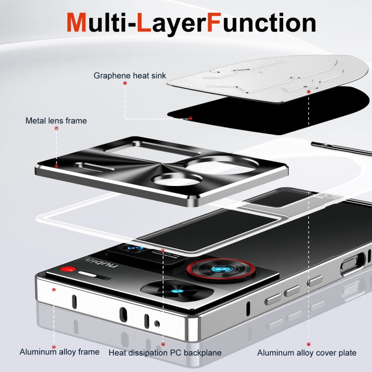 For ZTE nubia Z60 Ultra Metal Cooling Phone Case