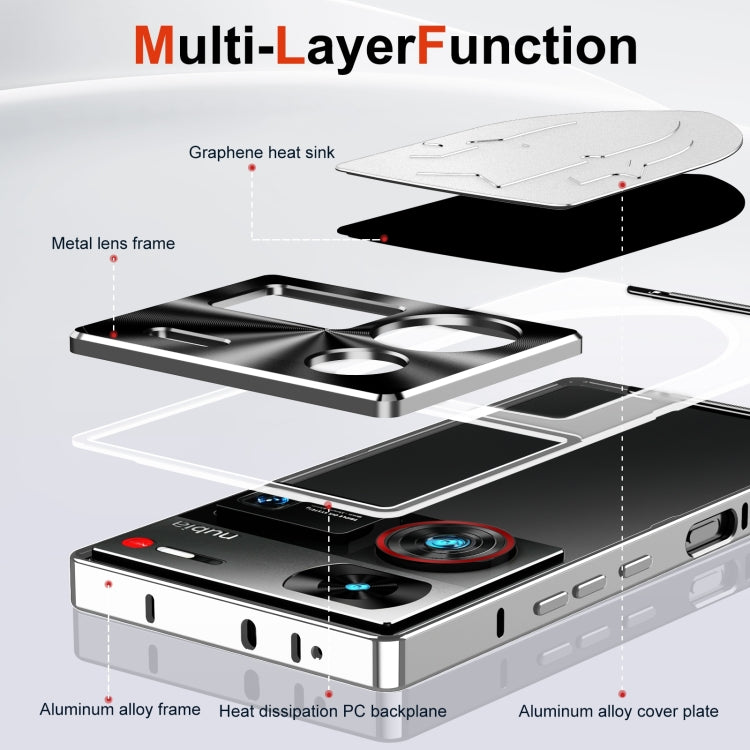 For ZTE nubia Z60 Ultra Leading Metal Cooling Phone Case