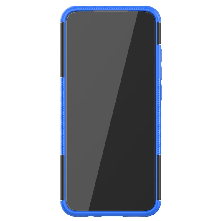 For Xiaomi Redmi 10X 5G Tire Texture Shockproof TPU + PC Protective Case with Holder