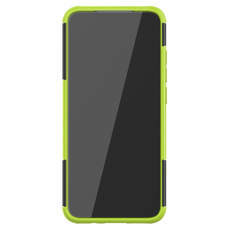 For Xiaomi Redmi 10X 5G Tire Texture Shockproof TPU + PC Protective Case with Holder