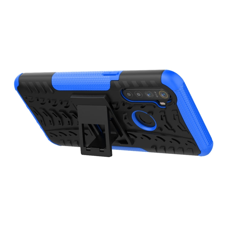 For OPPO Realme / Realme C3 Tire Texture Shockproof TPU + PC Protective Case with Holder