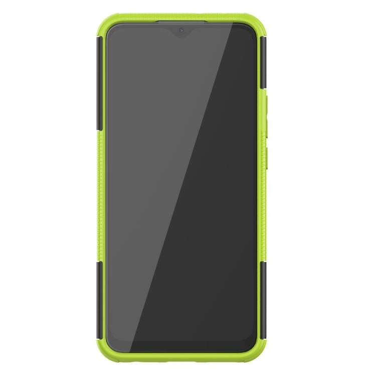 For Xiaomi Redmi 9 Tire Texture Shockproof TPU + PC Protective Case with Holder