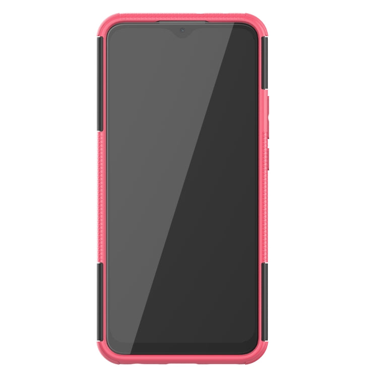 For Xiaomi Redmi 9 Tire Texture Shockproof TPU + PC Protective Case with Holder