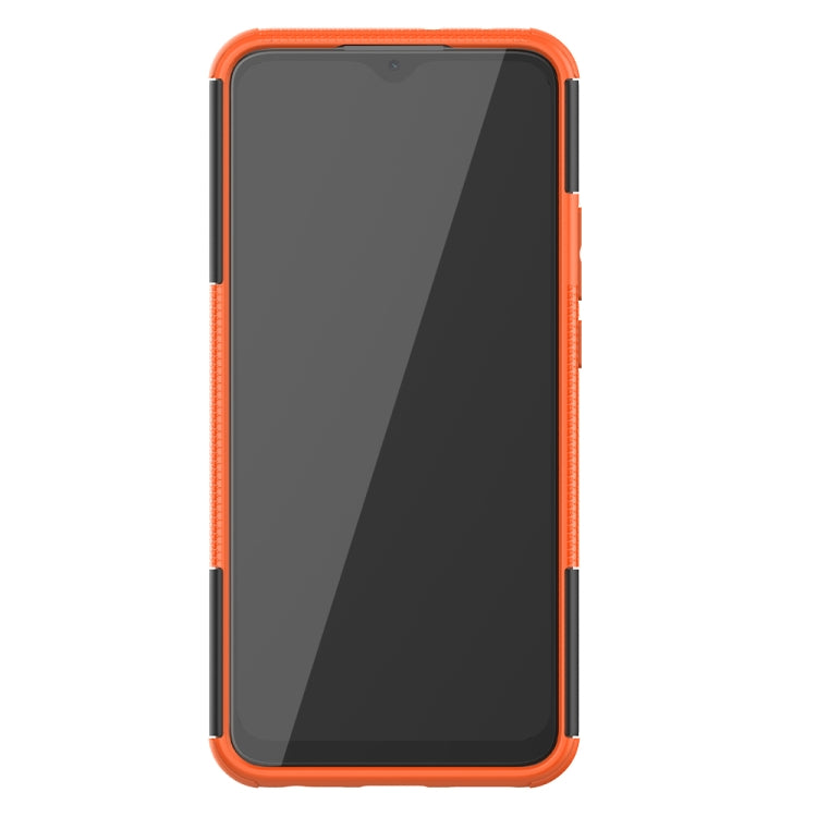 For Xiaomi Redmi 9 Tire Texture Shockproof TPU + PC Protective Case with Holder