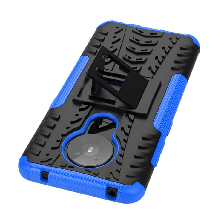 For Nokia 5.3 Tire Texture Shockproof TPU + PC Protective Case with Holder