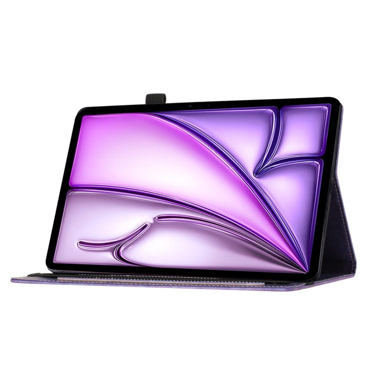 For iPad Air 11 2026 / 2025 / 2024 Butterfly Cat Embossing Leather Tablet Case