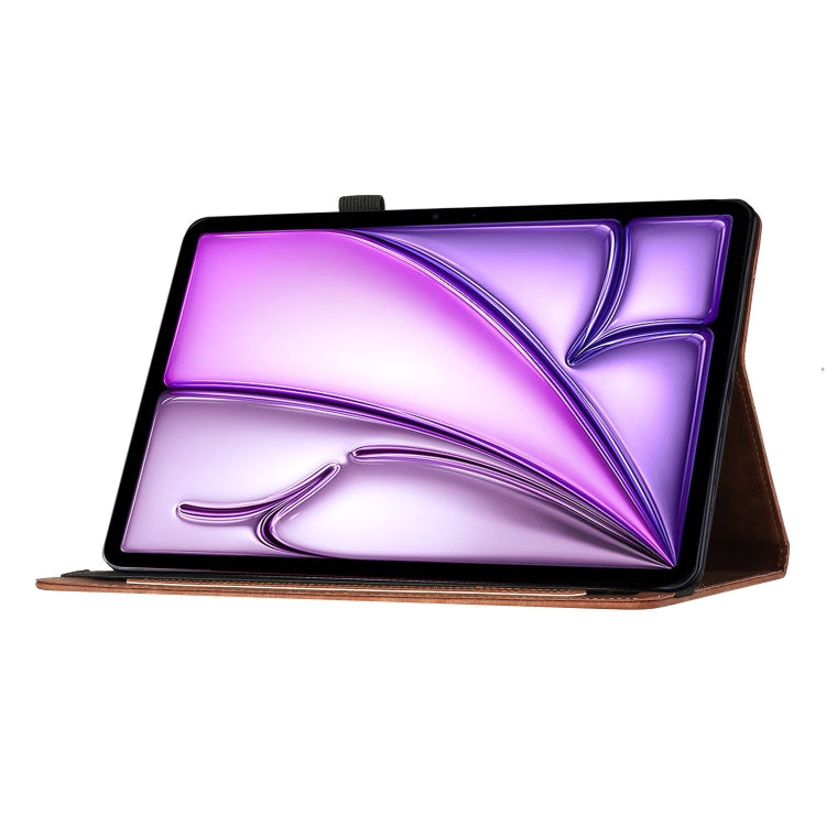 For iPad Air 11 2026 / 2025 / 2024 Butterfly Cat Embossing Leather Tablet Case
