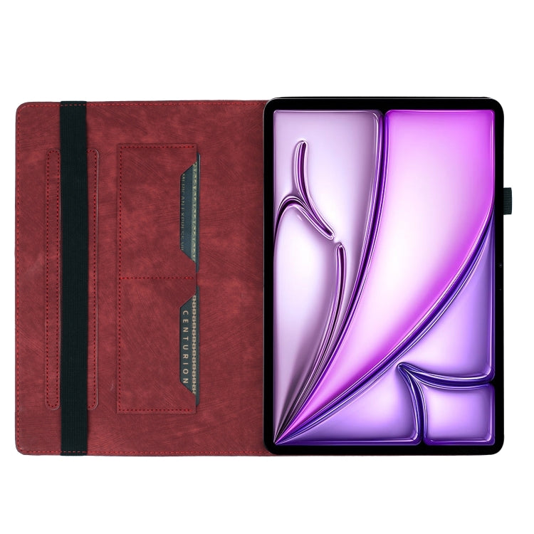 For iPad Air 11 2026 / 2025 / 2024 Butterfly Cat Embossing Leather Tablet Case
