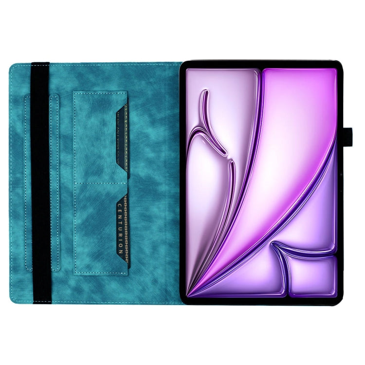 For iPad Air 11 2026 / 2025 / 2024 Butterfly Cat Embossing Leather Tablet Case