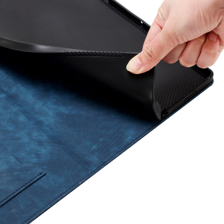 For iPad Pro 13 2025 / 2024 Butterfly Cat Embossing Leather Tablet Case
