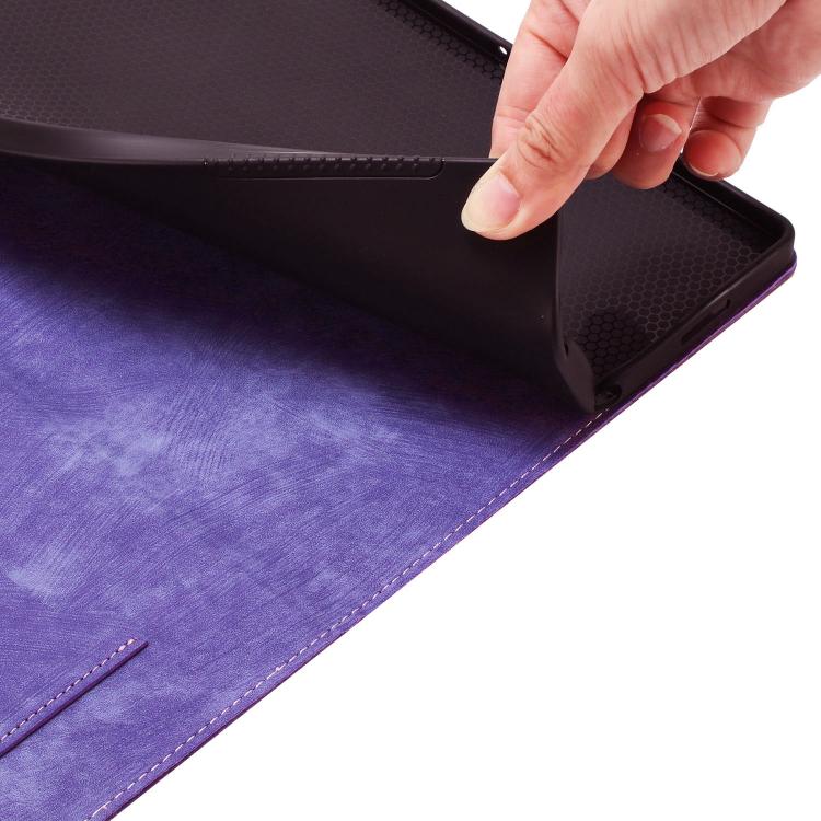 For iPad mini 2024 / 2021 Butterfly Cat Embossing Leather Tablet Case