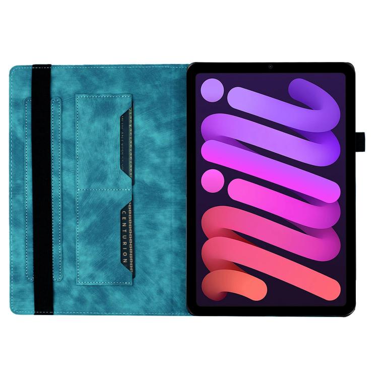 For iPad mini 2024 / 2021 Butterfly Cat Embossing Leather Tablet Case