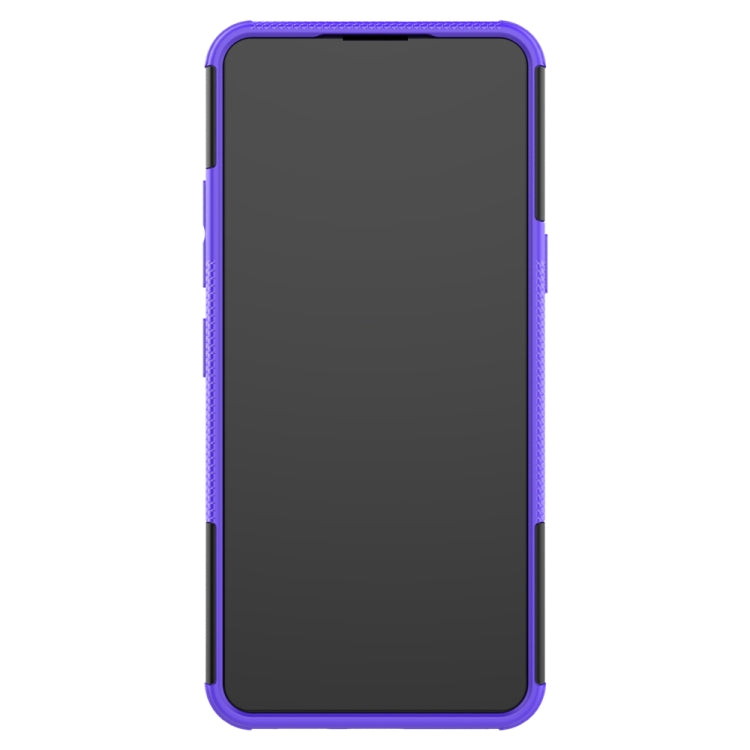 For LG K41S / K51S Tire Texture Shockproof TPU + PC Protective Case with Holder