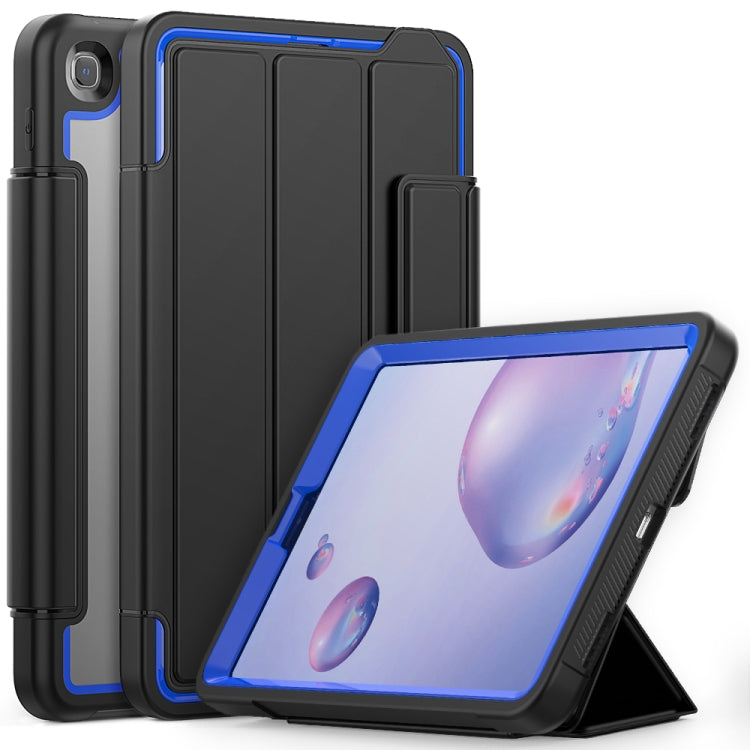 For Samsung Galaxy Tab A 8.4 (2020) T307 Acrylic + TPU Horizontal Flip Smart Leather Case with Three-folding Holder & Pen Slot & Wake-up / Sleep Function