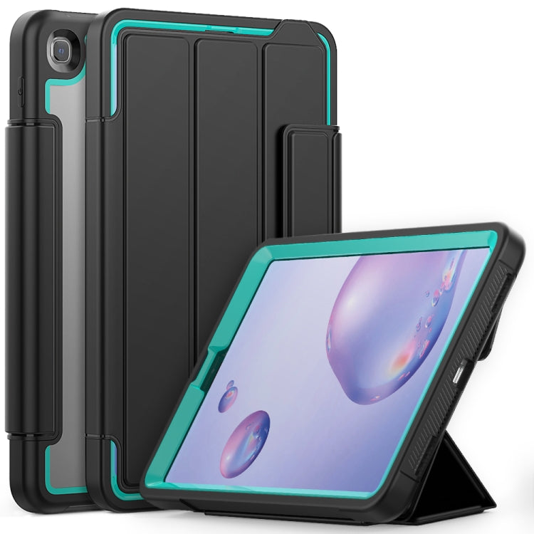 For Samsung Galaxy Tab A 8.4 (2020) T307 Acrylic + TPU Horizontal Flip Smart Leather Case with Three-folding Holder & Pen Slot & Wake-up / Sleep Function