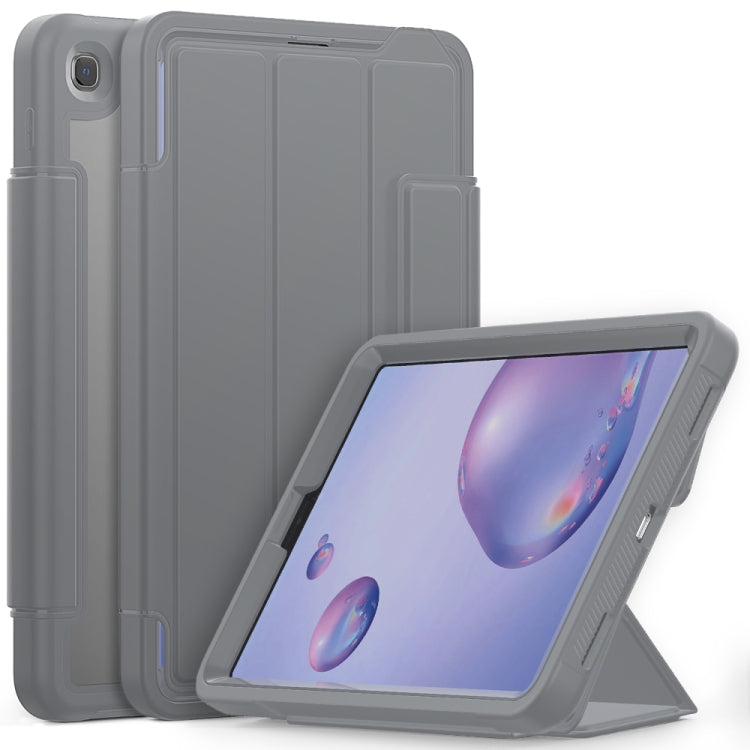 For Samsung Galaxy Tab A 8.4 (2020) T307 Acrylic + TPU Horizontal Flip Smart Leather Case with Three-folding Holder & Pen Slot & Wake-up / Sleep Function