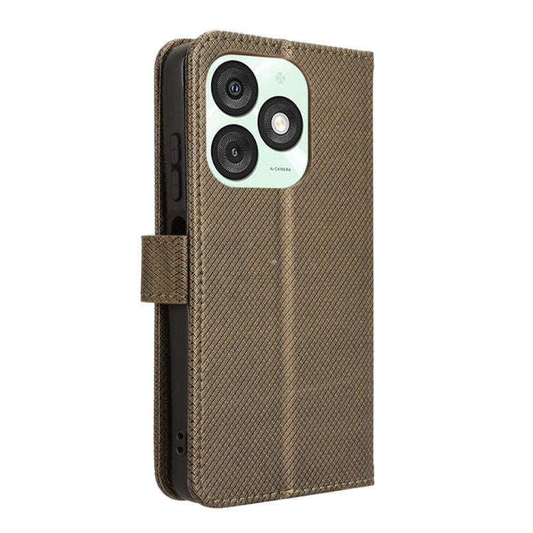 For itel A50 Diamond Texture Leather Phone Case