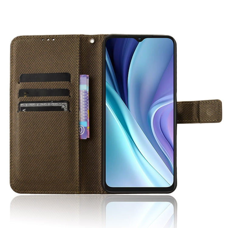 For itel A50 Diamond Texture Leather Phone Case