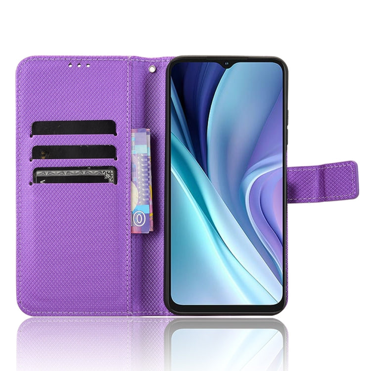 For itel A50 Diamond Texture Leather Phone Case