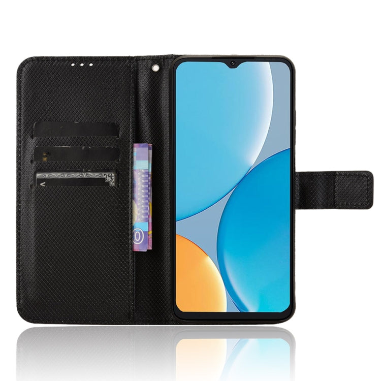 For itel A50C Diamond Texture Leather Phone Case