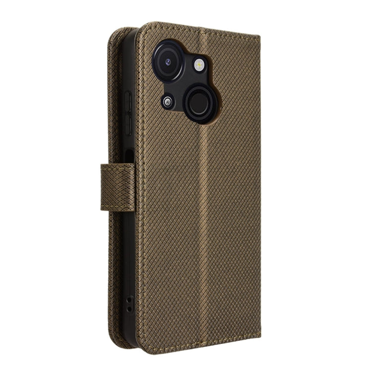 For itel A50C Diamond Texture Leather Phone Case
