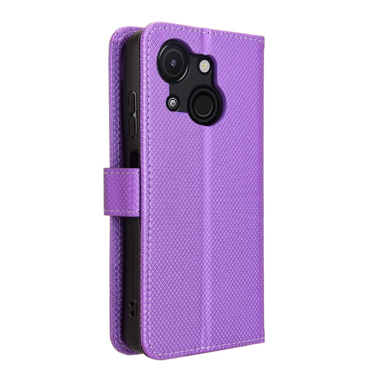 For itel A50C Diamond Texture Leather Phone Case