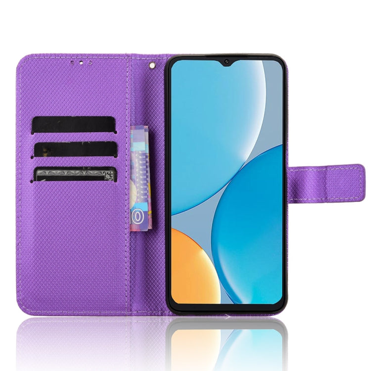 For itel A50C Diamond Texture Leather Phone Case