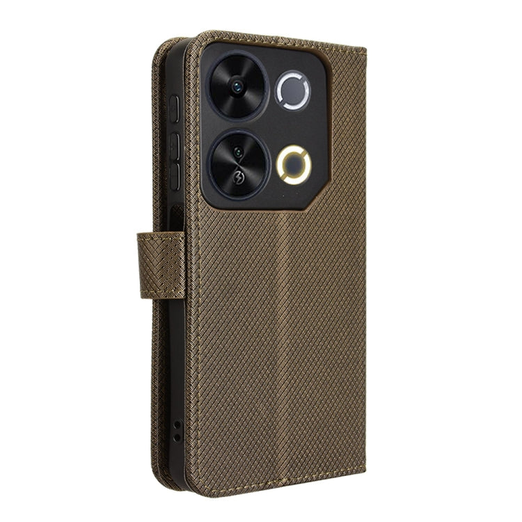 For itel P65 4G Diamond Texture Leather Phone Case