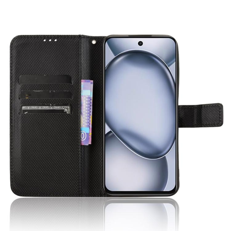 For itel A80 4G Diamond Texture Leather Phone Case