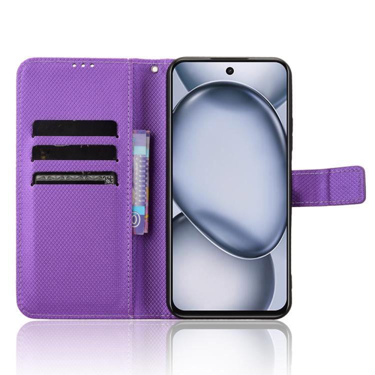 For itel A80 4G Diamond Texture Leather Phone Case