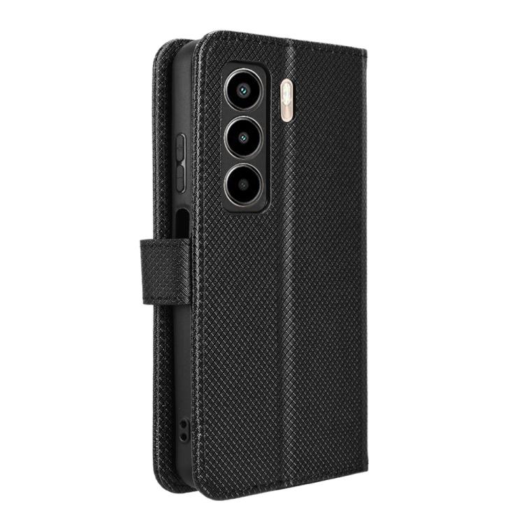 For itel Power 70 Diamond Texture Leather Phone Case