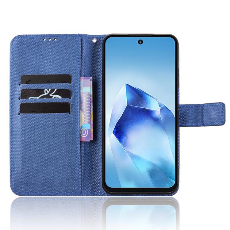 For itel Power 70 Diamond Texture Leather Phone Case