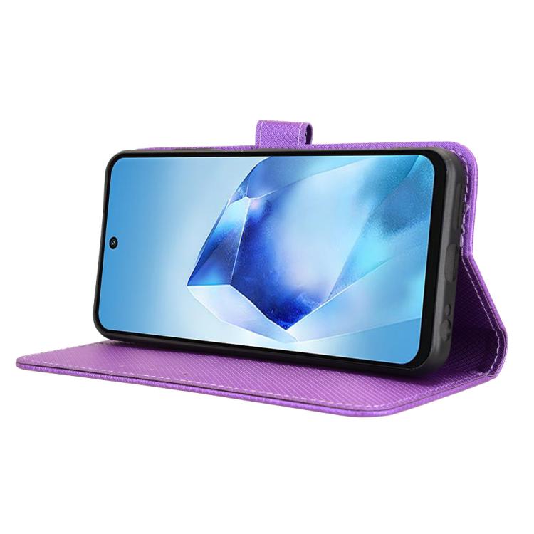 For itel Power 70 Diamond Texture Leather Phone Case