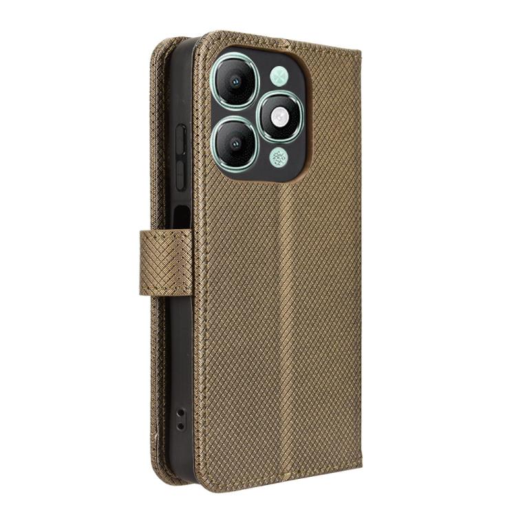 For itel A90 4G Diamond Texture Leather Phone Case