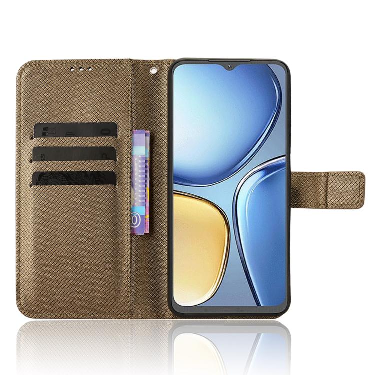 For itel A90 4G Diamond Texture Leather Phone Case